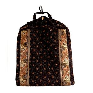 Vera Bradley "Black Walnut" garment bag